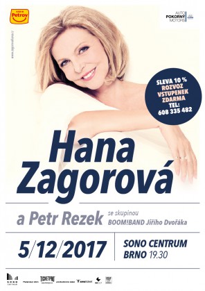 Hana Zagorová a Petr Rezek v Brně