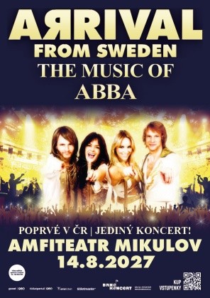 ARRIVAL from Sweden – The Music of ABBA - Mikulov 2027