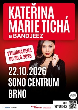 Kateřina Marie Tichá a Bandjeez - Sono, Brno 2026