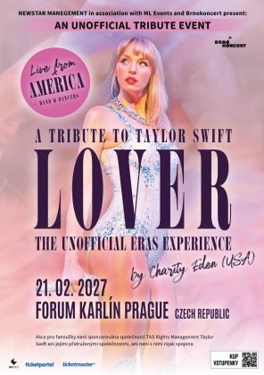 Taylor Swift Tribute - LOVER by Charity Eden (USA) - Forum Karlín, Praha